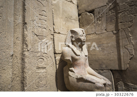 Ancient ruins of Karnak temple in Luxor. Egypt Ancient ruins of Karnak temple in Luxor. Egypt 30322676