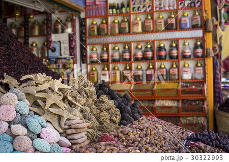 Traditional spices bazaar with herbs and spices 30322993