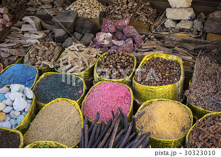 Traditional spices bazaar with herbs and spices 30323010