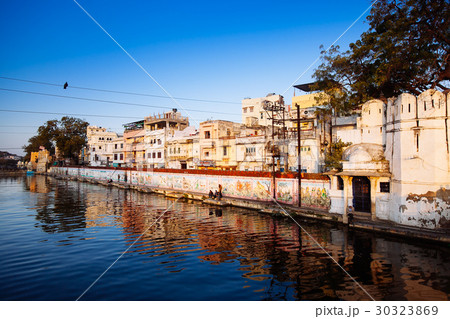 Indian architecture in Udaipur Rajasthan. 30323869