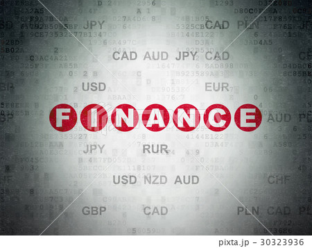 Finance concept: Finance on Digital Data Paper 30323936