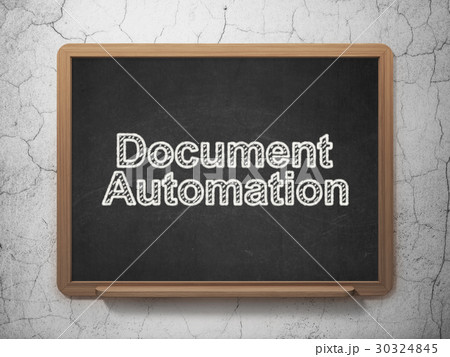 Business concept: Document Automation on Business concept: Document Automation on 30324845