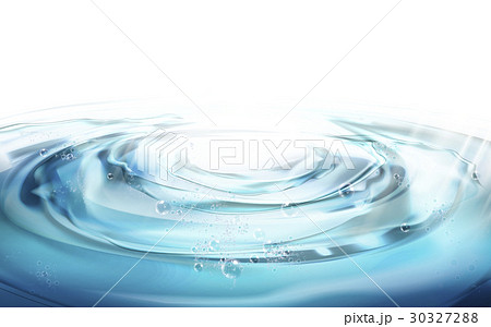 Water Ripple Elementsのイラスト素材