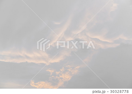 Blue sky with clouds . ( Filtered image processed vintage effect. ) 30328778