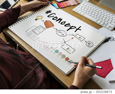 Business branding label chart graphic 30329873