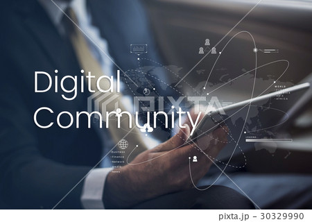 Global Network Online Communication Connection Global Network Online Communication Connection 30329990