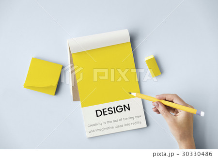 Hand working on network graphic overlay notebook Hand working on network graphic overlay notebook 30330486