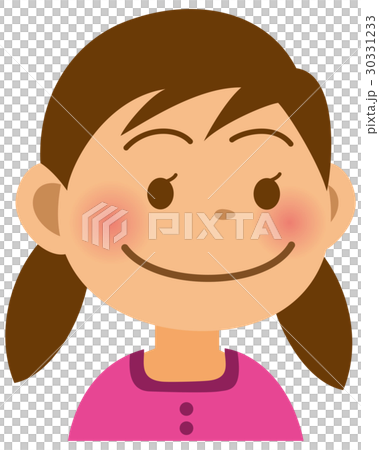 小學女孩面部表情微笑 小學女孩面部表情微笑 30331233