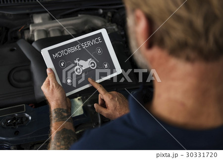 Motor Service Maintenance Motorbike Concept Motor Service Maintenance Motorbike Concept 30331720