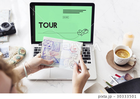 Holiday Destination Tour Travel Plane Symbol 30333501