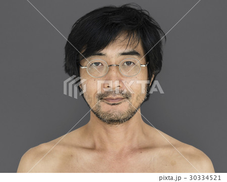 Asian Man Bare Chested Shoot 30334521