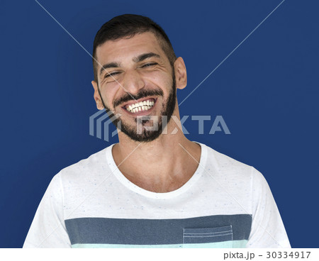 Middle Eastern Man Smiling Happiness Casual Studio Portrait 30334917
