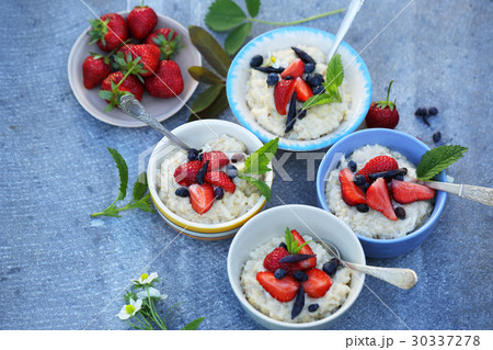 Family breakfast with berries Family breakfast with berries 30337278