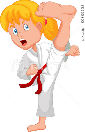 Little boy training karate Little boy training karate 30339152