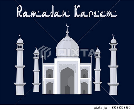 The building is painted in the style of the Taj The building is painted in the style of the Taj 30339366