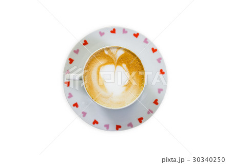 Coffee cup on isolated white background Coffee cup on isolated white background 30340250