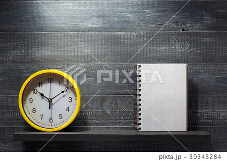 checked notebook at shelf wood checked notebook at shelf wood 30343284