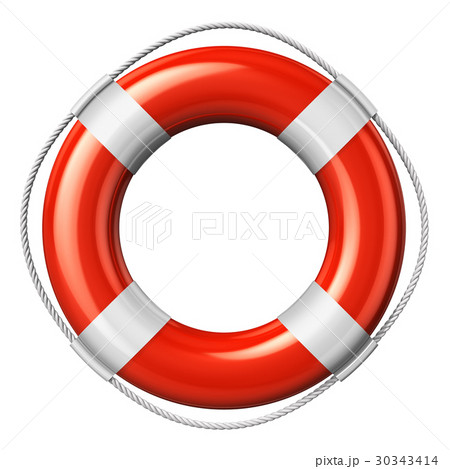 Red lifesaver belt 30343414