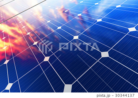 Electric solar battery panels 30344137