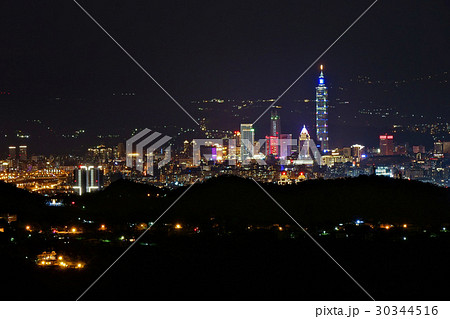 Night view of the Yangmingshan Night view of the Yangmingshan 30344516