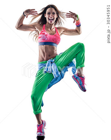 woman zumba dancers dancing fitness exercising 30345951