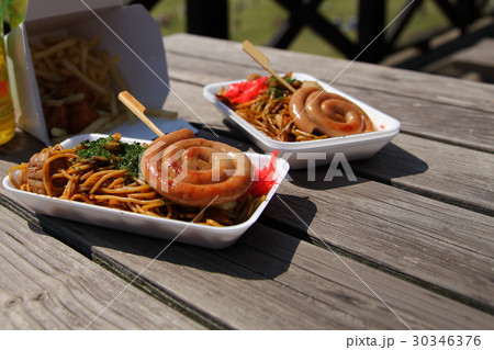 東京ドイツ村 名物 くるくるソーセージ 30346376