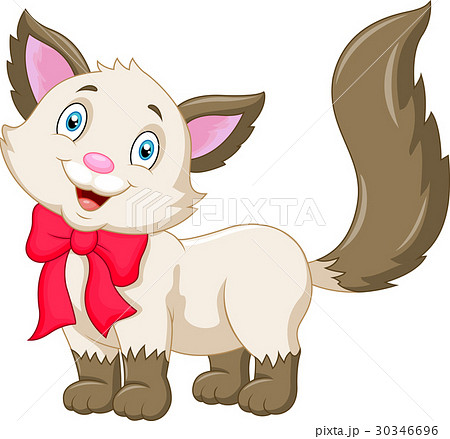 Cute Cartoon Catのイラスト素材