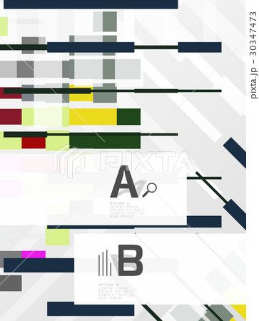 Geometrical abstract background with infographics Geometrical abstract background with infographics 30347473