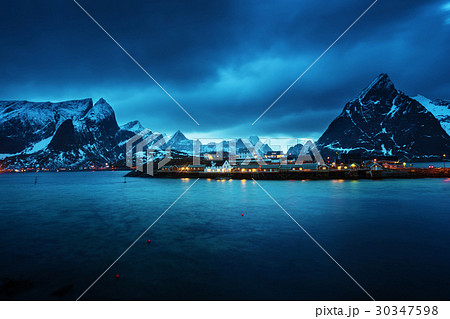 Sakrisoy village, Lofoten islands, Norway 30347598