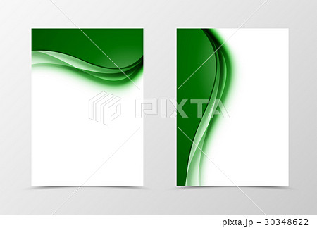 Front and back dynamic design flyer template 30348622