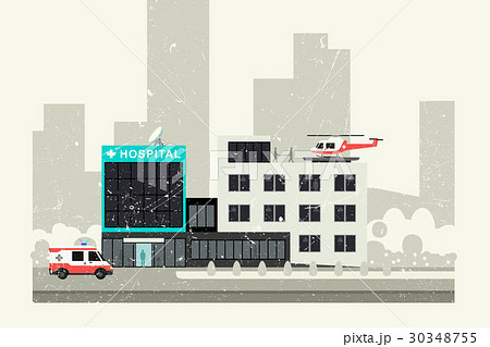 Hospital grunge illustration. Hospital grunge illustration. 30348755