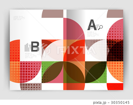 Abstract circle design business annual report Abstract circle design business annual report 30350145