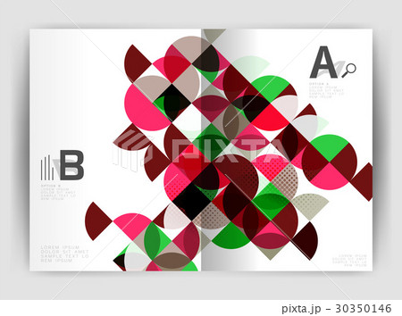 Abstract circle design business annual report Abstract circle design business annual report 30350146