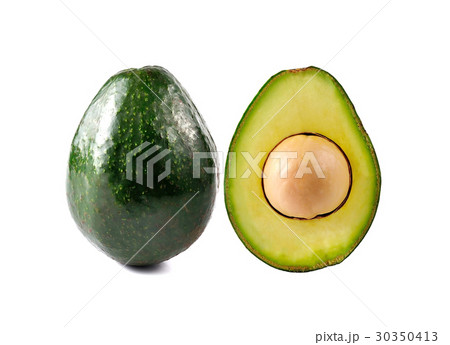 avocado isolated on white background 30350413