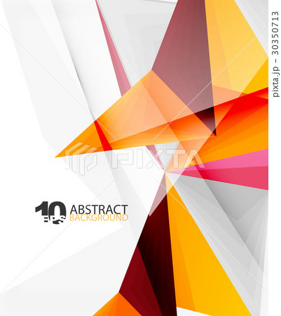 3d triangle polygonal abstract vector 3d triangle polygonal abstract vector 30350713