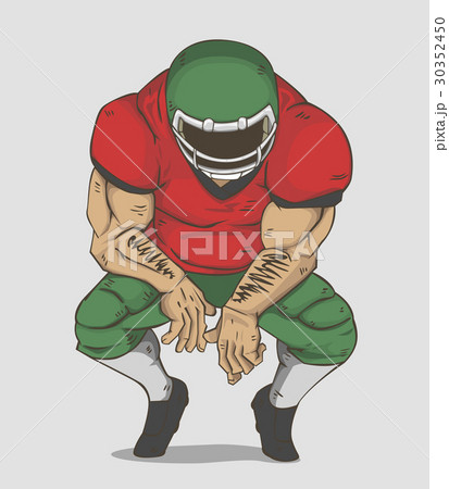 American FootBall Player Vector design 30352450