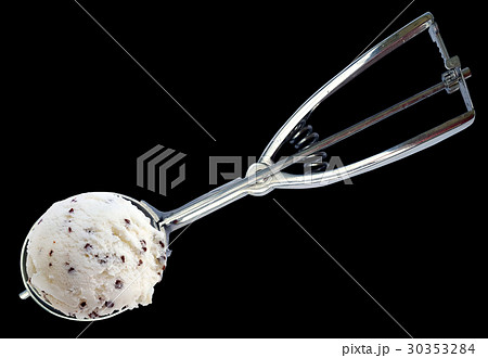 Ice cream scoop with Stracciatella ice cream 30353284
