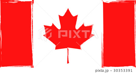 Grunge flag of Canada 30353391