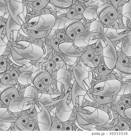 Lobster Seamless Pattern Lobster Seamless Pattern 30353526