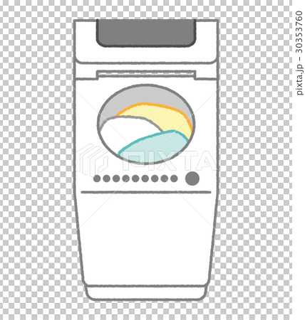 Washing machine with laundry 30353760