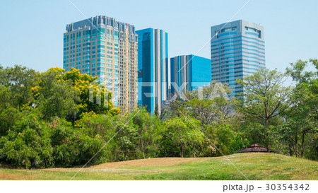 public park, Modern building 30354342