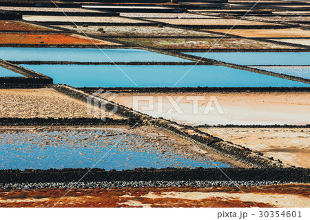 Salinas de Janubio, salt mine, lanzarote Salinas de Janubio, salt mine, lanzarote 30354601