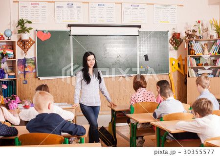 Teacher starts the lesson Teacher starts the lesson 30355577