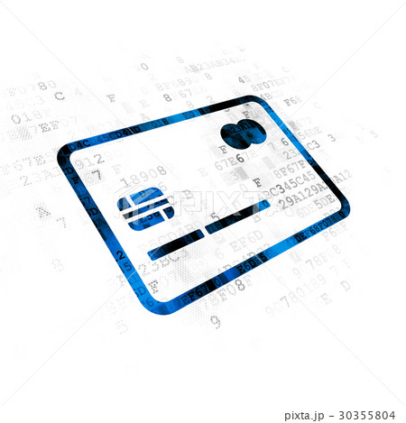 Business concept: Credit Card on Digital 30355804