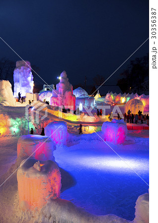 支笏湖 氷濤まつり 30356387