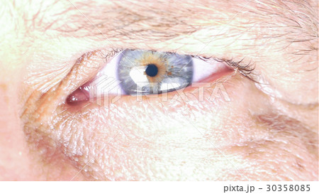 Closeup of man's eye Closeup of man's eye 30358085