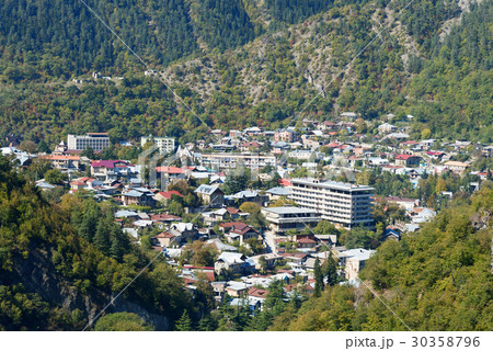 View of Borjomi town. Georgia View of Borjomi town. Georgia 30358796