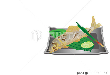 今日の肴鮎の塩焼き 今日の肴鮎の塩焼き 30359273