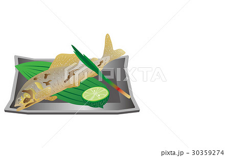 今日の肴鮎の塩焼き 30359274