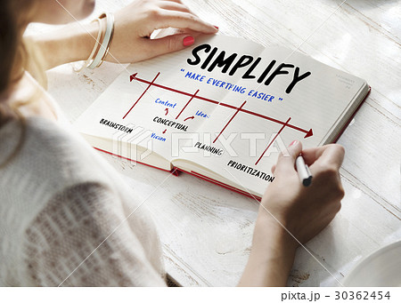 Simplify Brainstorming Planning Vision Arrow 30362454